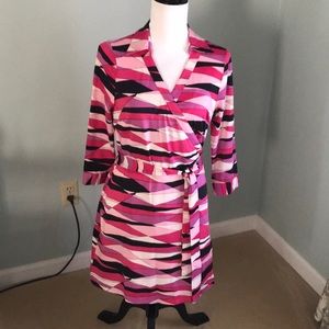 Fun pink wrap Julie Brown dress